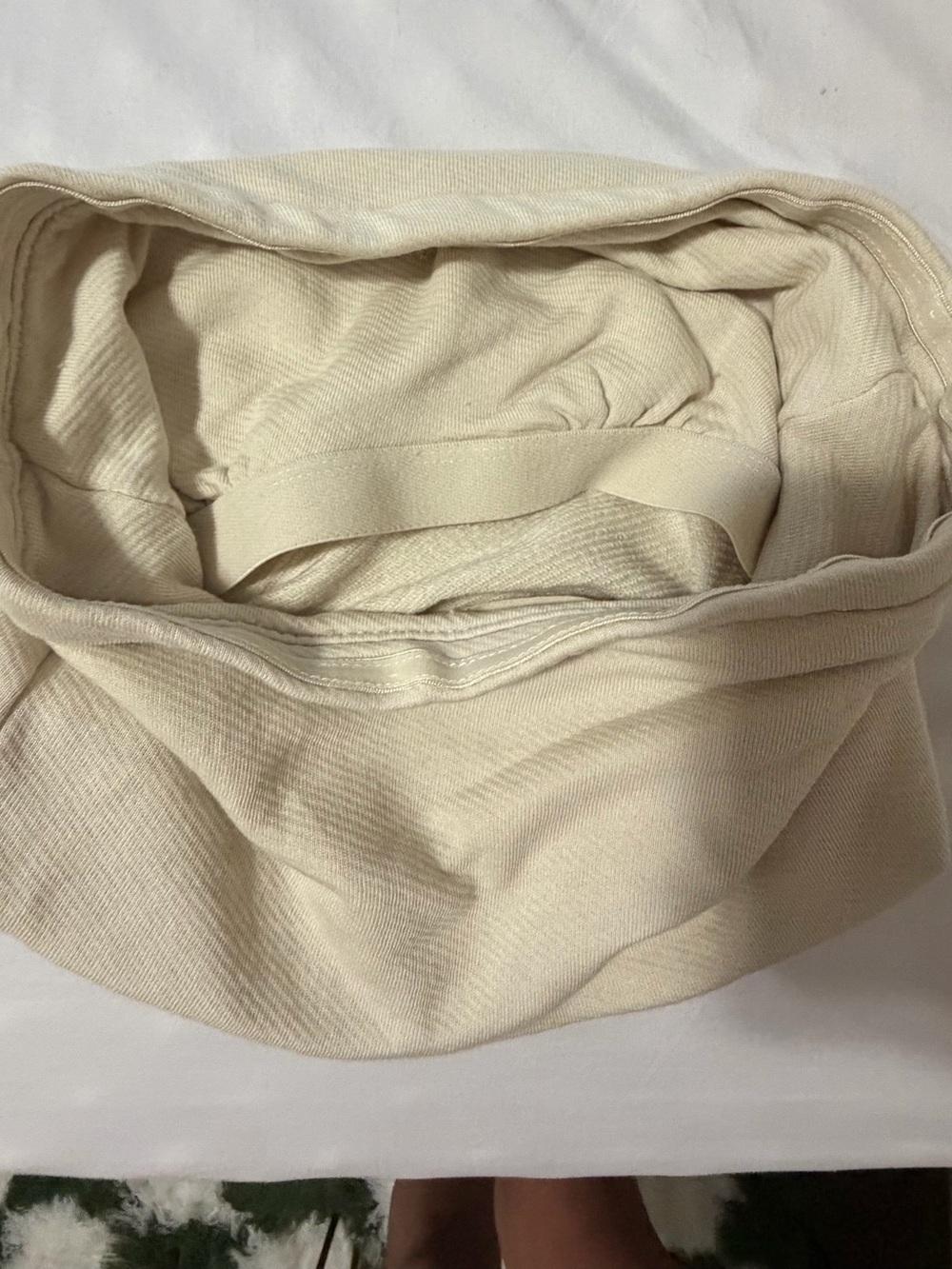 Universal Thread Ivory Ribbed Knit Mini Skirt - Picture 3 of 3